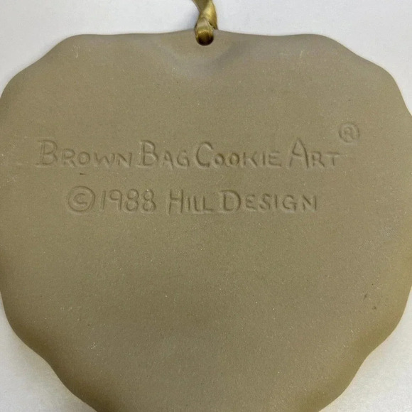 VINTAGE BROWN BAG HILL ART COOKIE Mold 1988 COUNTRY HEART EXCELLENT CONDITION - Picture 11 of 12